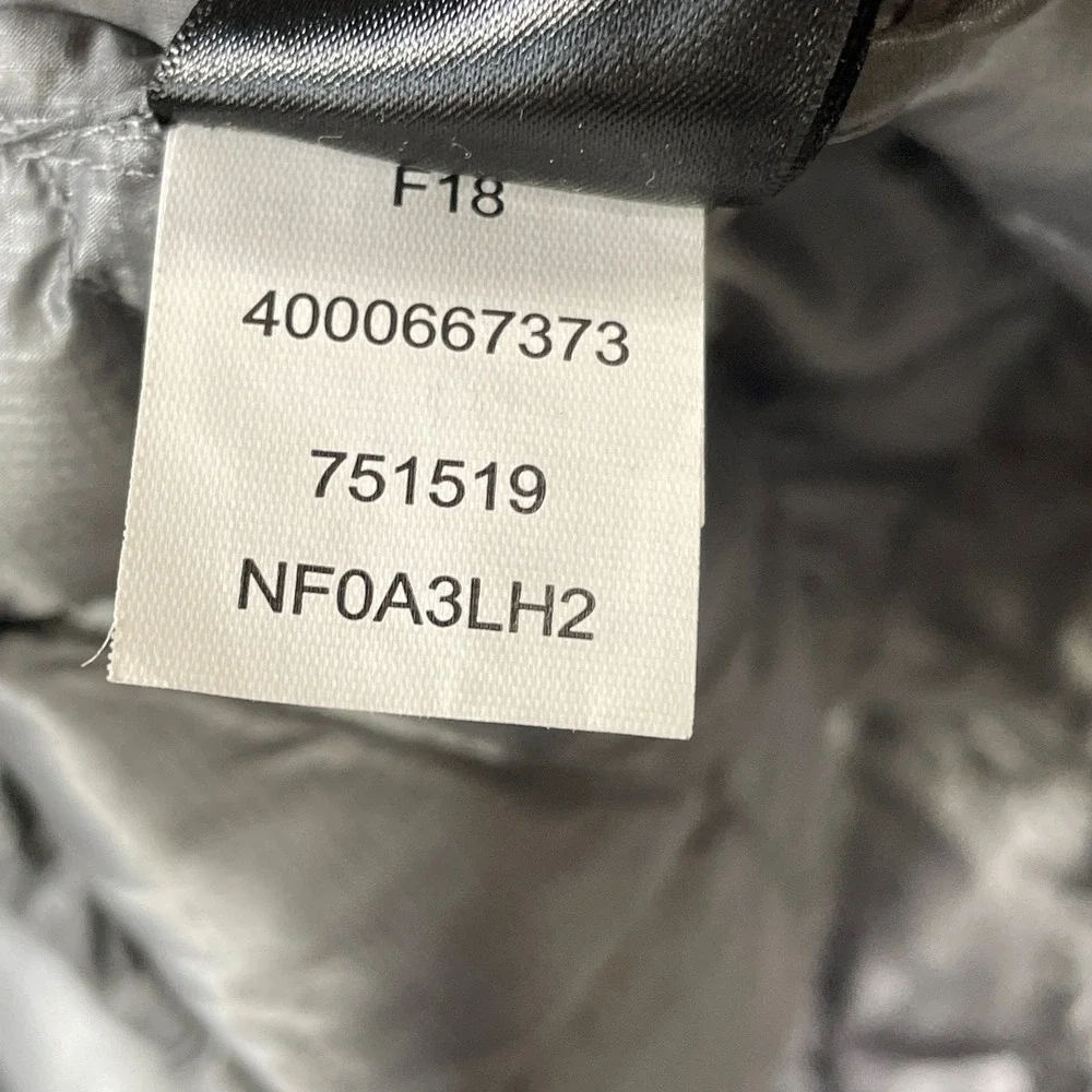 The North Face ThermoBall Jacket Mens Large Gray Puffer Packable Pockets‎ Light